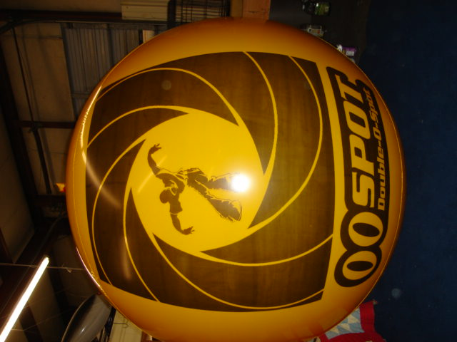 Helium balloon with logo