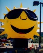 25 ft. cold-air advertising Sun balloon