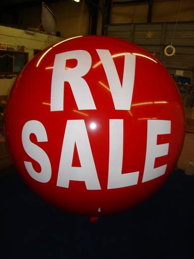 giant balloons for advertising - 7 ft. red helium balloon