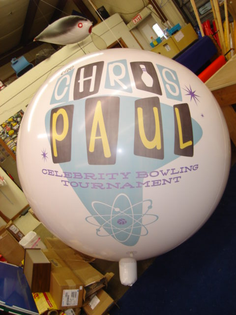 helium balloon with logo for event