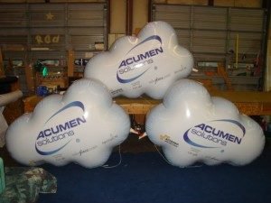 custom helium cloud balloon