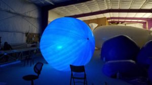 dune balloon with LED light