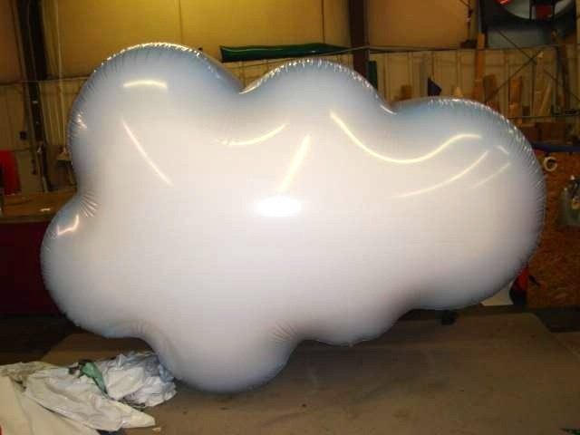 Cloud Balloons - Cloud shape helium balloons help build your brand.