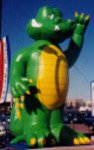Custom Advertising Balloon - Alligator 25ft.-Alligator inflatables for sale and rent.