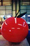 Apple - 6' helium inflatable fruit