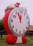 clock advertising rental inflatables