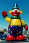 Clown Inflatables - giant 25ft. Clown balloons