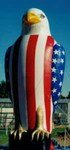 Eagle cold-air balloon - Patriotic balloons for sale and rent.