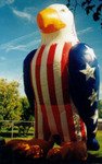 Eagle RWB advertising patriotic inflatables