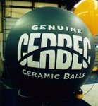 Advertising Balloon - Cerbec logo. We manufacture logo balloons.