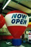 Hot-air balloon shape cold-air inflatable