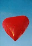 Heart - 10' helium inflatable - custom balloons