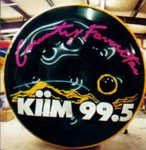Kiim 10ft.heliumdisk - custom balloon for radio station