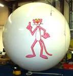 Advertising Balloon Helium - Pink Panther logo - Advertising Balloon
