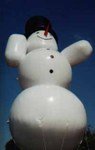 Snowman parade balloon - 34' of lovable inflatable. For sale or rent.