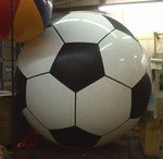 soccerball - custom helium balloon