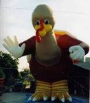 Turkey Balloons - Giant 25ft. Turkey cold-air inflatables available for sale and rent.