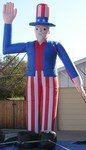 18ft. Uncle Sam cold-air balloon