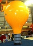 custom balloon - light bulb - sealed-air inflatables