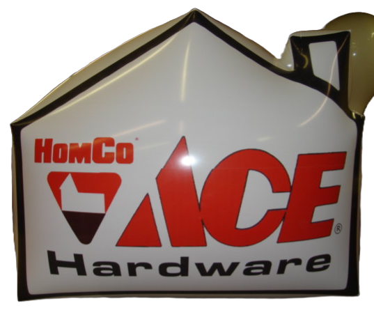 Custom house-shaped balloon for Ace Hardware-Advertising Balloons Arizona