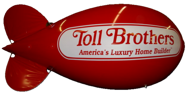 Toll Brothers advertising blimp example