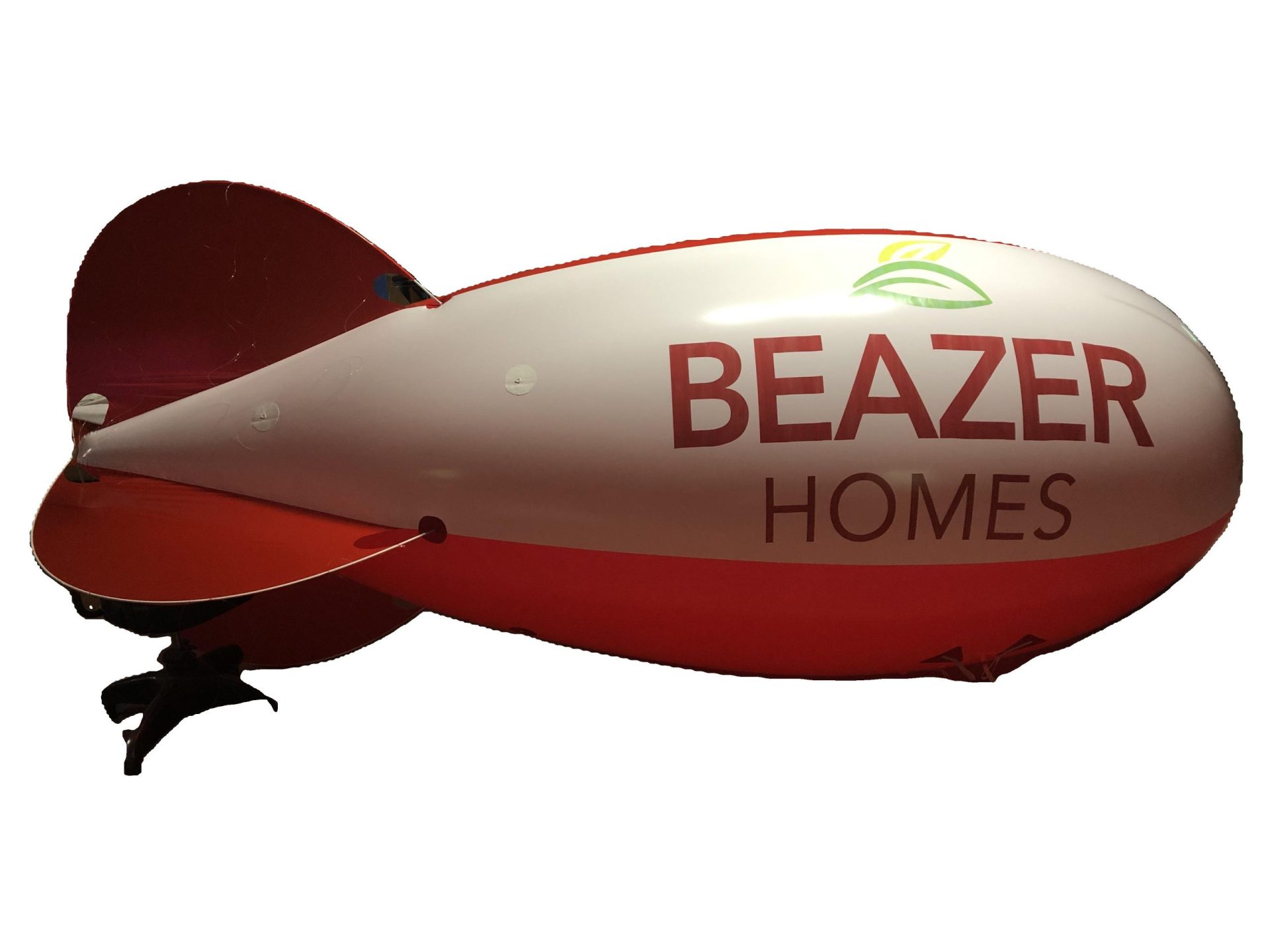 13-foot polyurethane helium advertising blimp manufactured by Arizona Balloon Company in Glendale, Arizona