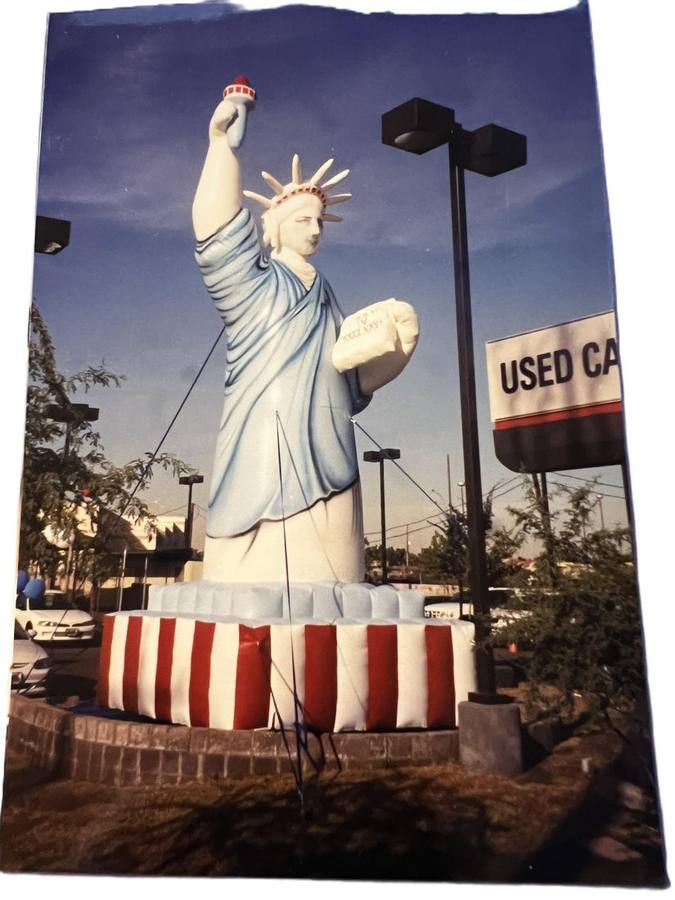 Large Statue of Liberty promotional inflatable