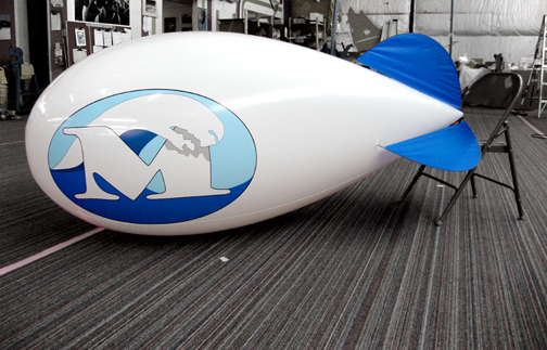 Custom advertising blimp