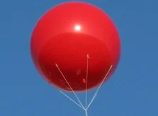 Red advertising balloon
